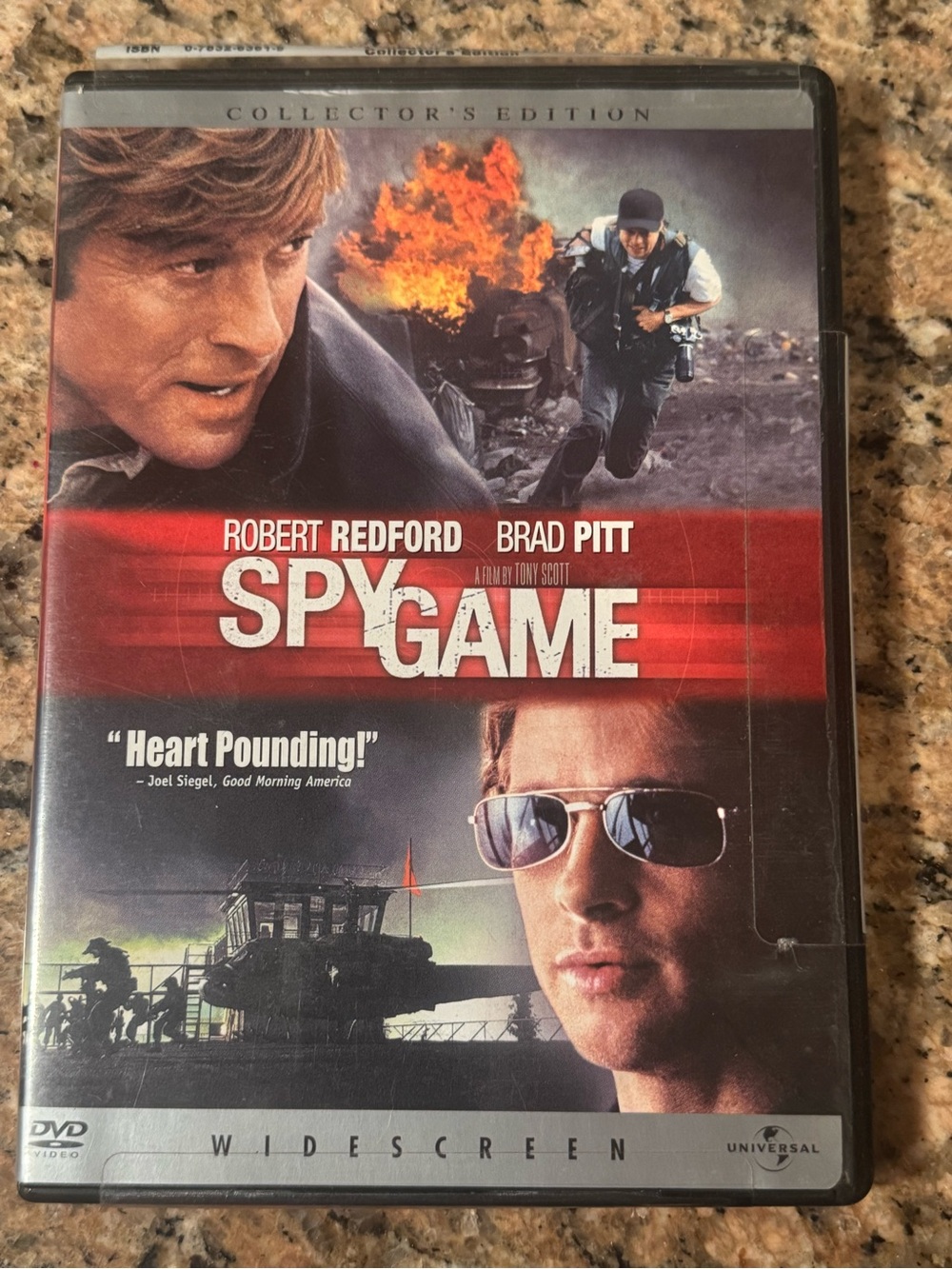 Universal Spy Game DVD Robert Redford and Brad Pitt